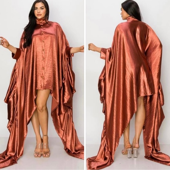 Dresses & Skirts - NEW SHOW STOPPER! Beautiful Rose-gold Dress/Top